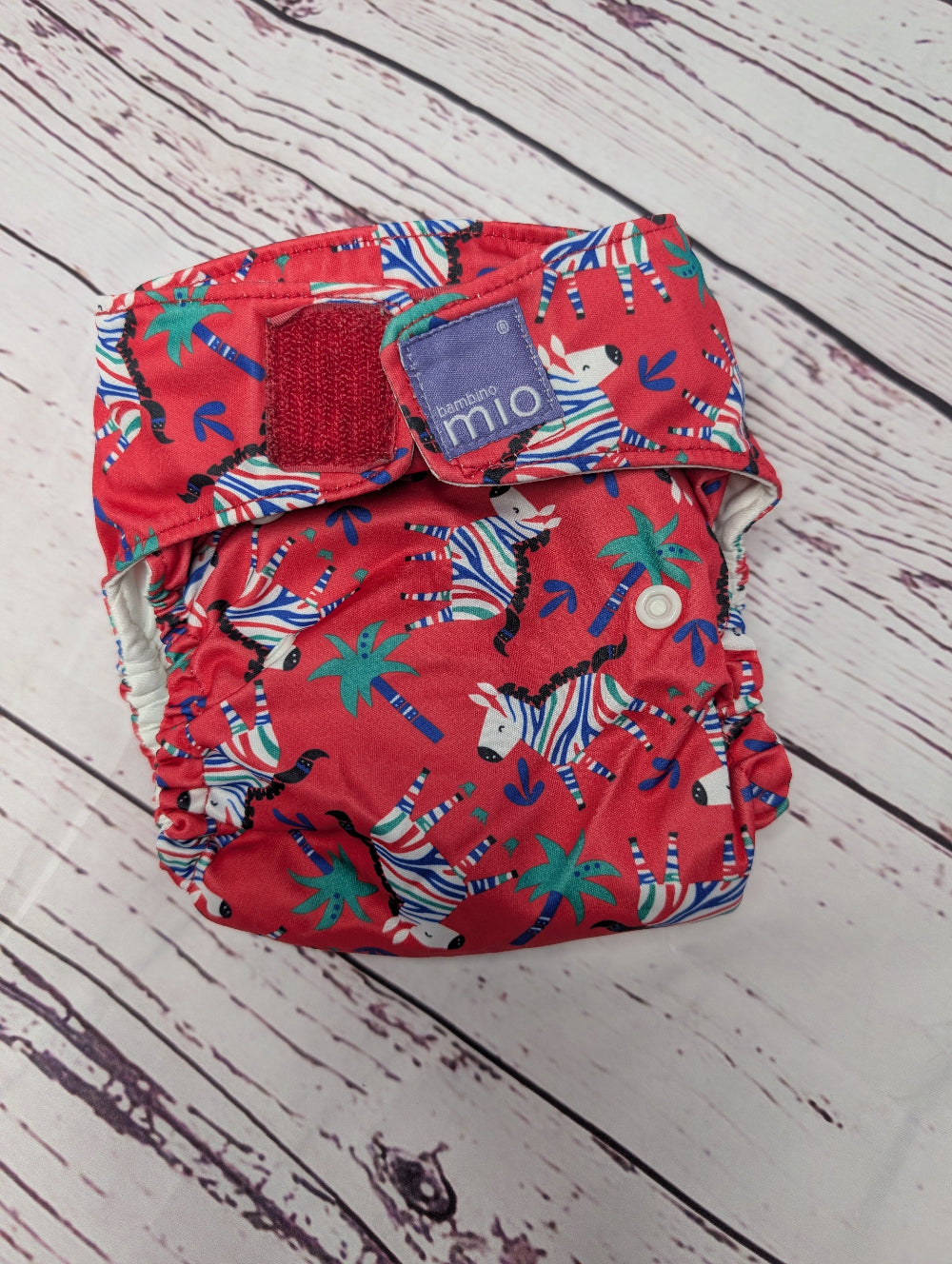 Pre-Loved Bambino Mio Cloth Nappies Zebra