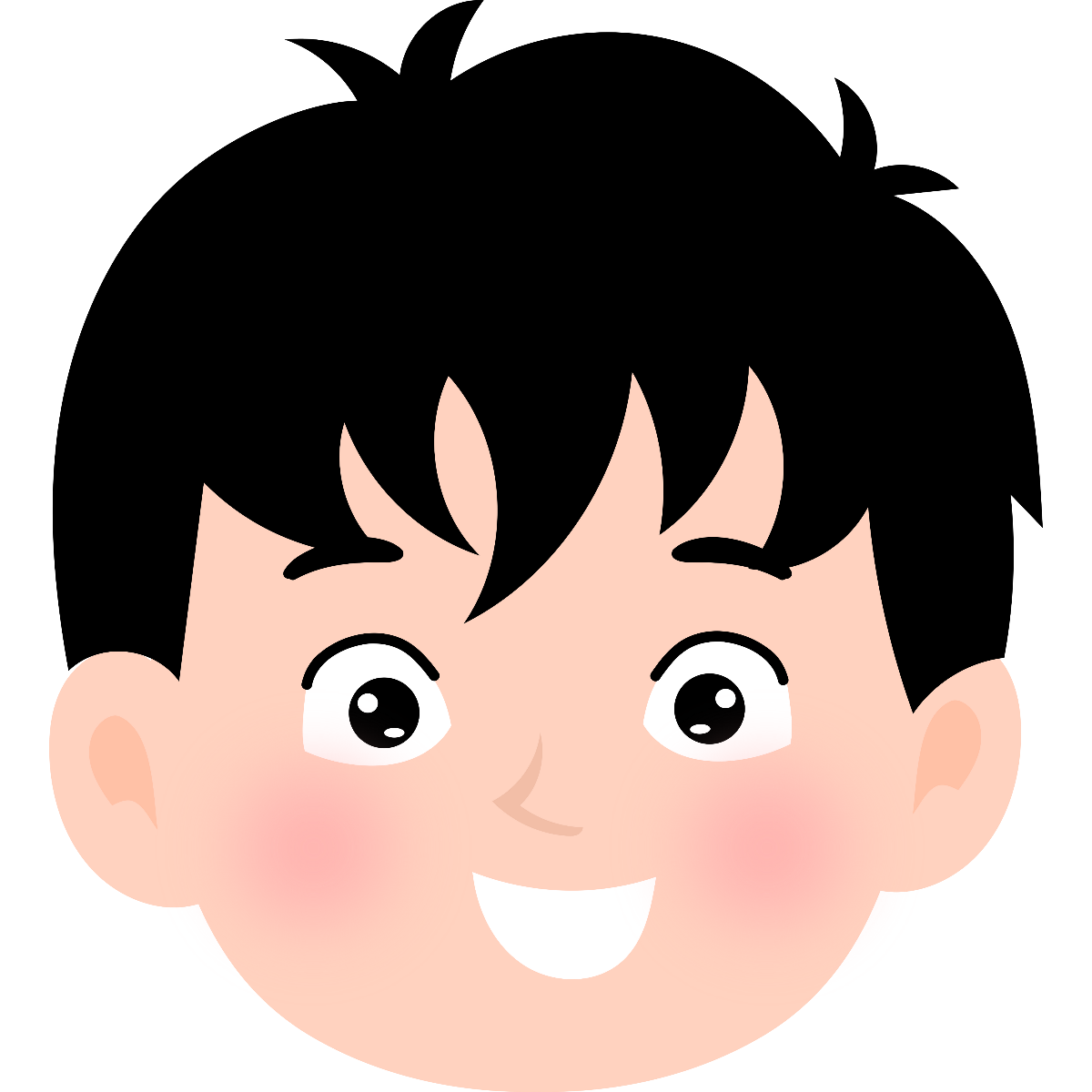 Black Hair, Black Eyes Customised Baby Teeth Keepsake Box