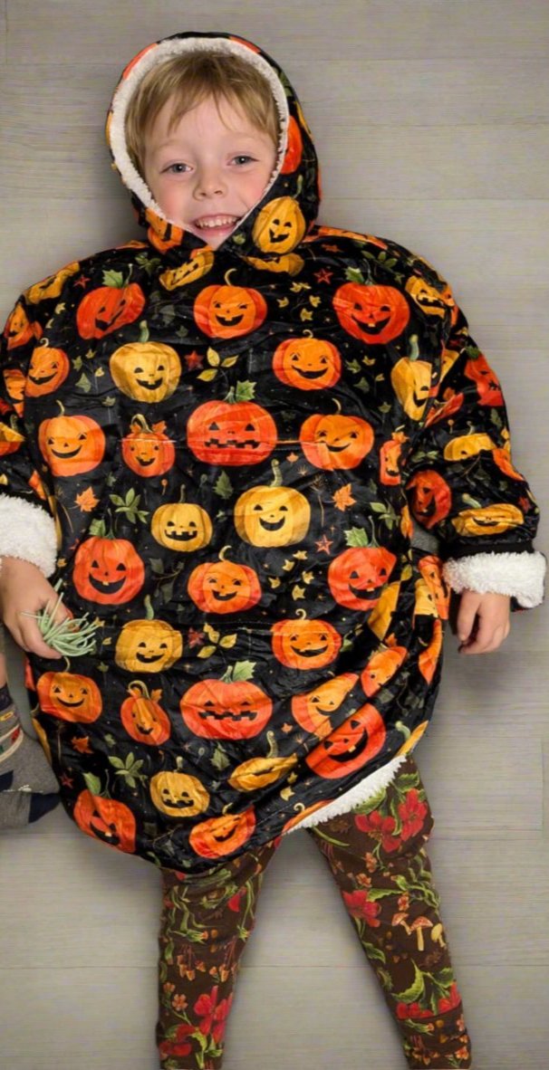 Orange pumpkin hoodie sale