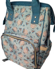 Backpack with a nautical pattern for parents