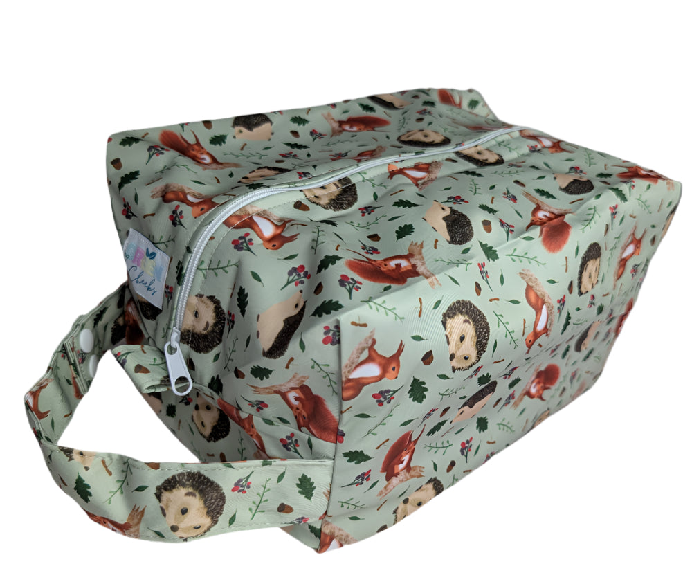 Green Hedgehog Wet Bag for Swimming