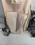 Side pocket of Green Cheeks baby changing bag