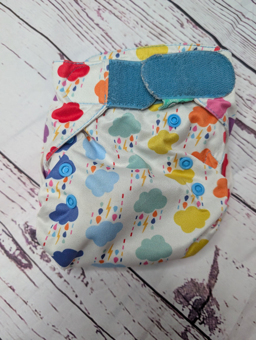 Tots Bots All In One Clouds Cloth Nappy Robots