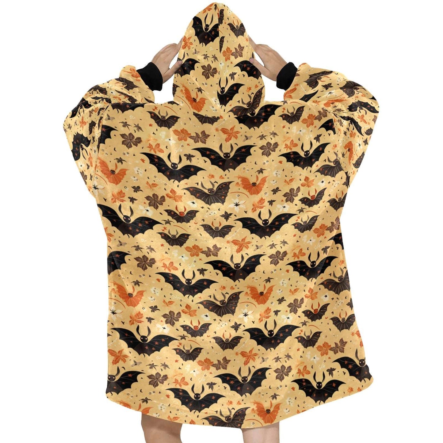 Batty Frights - Hooded Blanket - Green Cheeks - Blanket