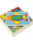 Beginner Pattern Blocks by Melissa and Doug - Green Cheeks - Puzzle