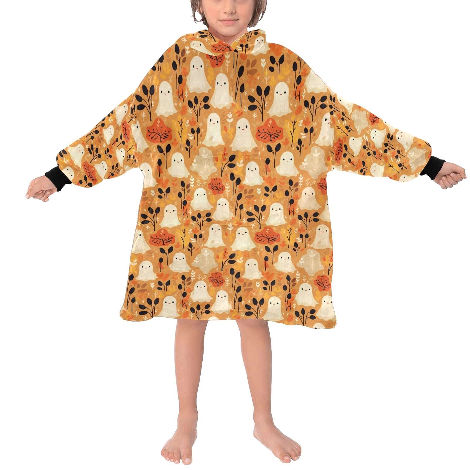 Boo Cuties - Hooded Blanket - Green Cheeks - Blanket