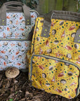 Hedgehog Baby Changing Backpack Bag - Hedge Over Heels - Green Cheeks - Diaper Bag
