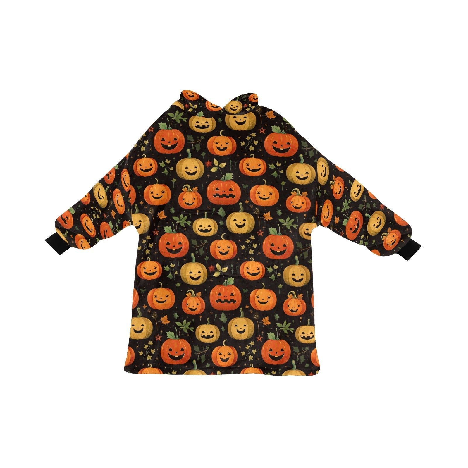 Jack'O'Pumpkin - Hooded Blanket - Green Cheeks - Blanket