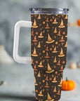 Large Stainless Steel Insulated Travel Flask with Handle β Spooky Edition - Green Cheeks - Travel Mug