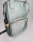 Menthol Green Baby Changing Bag | Pretty & Practical Nappy Bag - Green Cheeks - Diaper Backpack (1688)