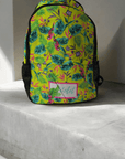 Personalised School Bag - Custom Design with Unique Patterns - Green Cheeks - School Bag