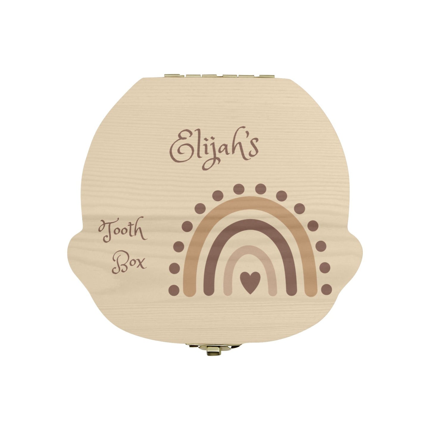 Personalised Wooden Baby Tooth Keepsake Box - Customisable Design & Name - Unique Gift - Green Cheeks - Gift Set