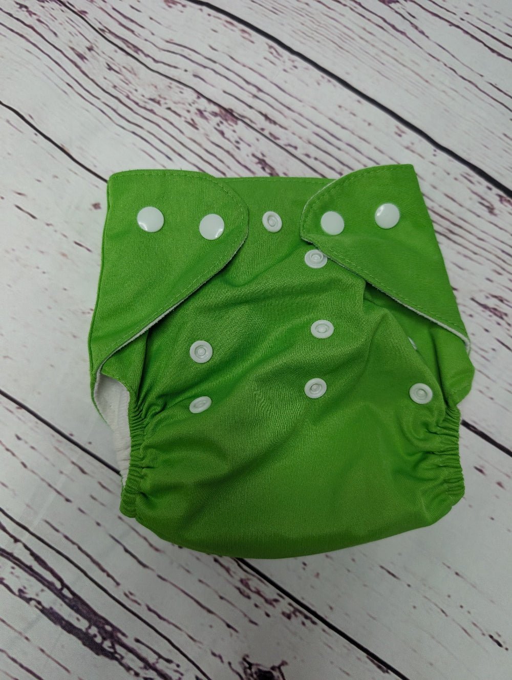 Pocket Nappies - Pre - Loved or Sample Sale - Green Cheeks - cloth nappy