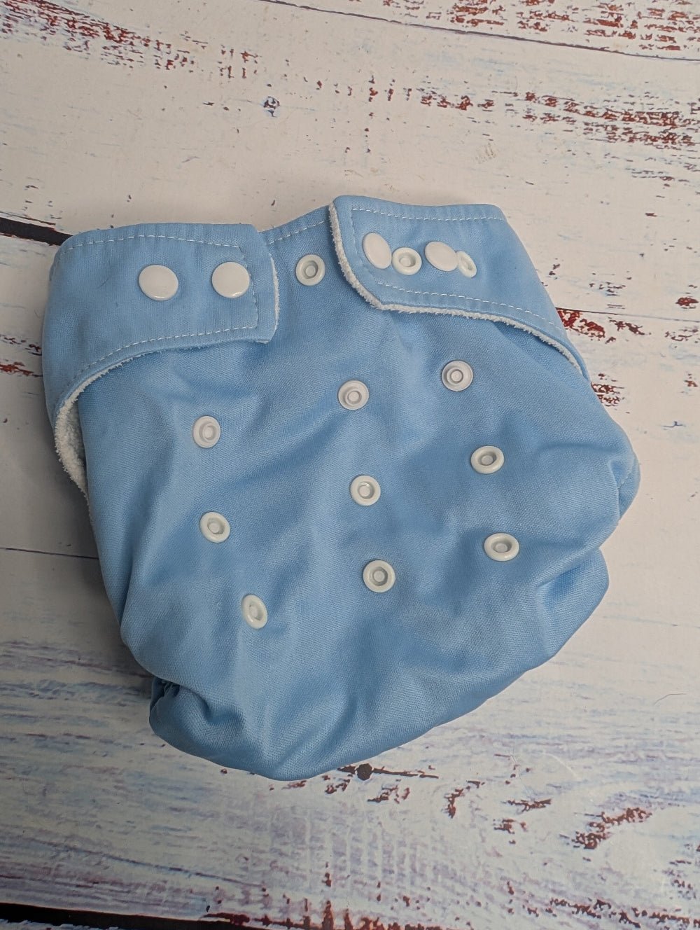 Pocket Nappies - Pre - Loved or Sample Sale - Green Cheeks - cloth nappy