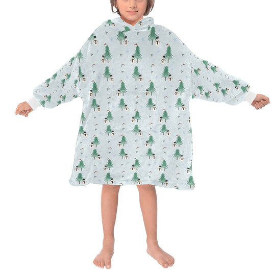 Snow Joke - Hooded Blanket - Green Cheeks - Blanket