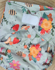 The Cloth Nappy Wrap - Our Unpocket® Reusable Nappy Cover - Green Cheeks - cloth nappy