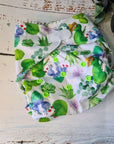 The Cloth Nappy Wrap - Our Unpocket® Reusable Nappy Cover - Green Cheeks - cloth nappy