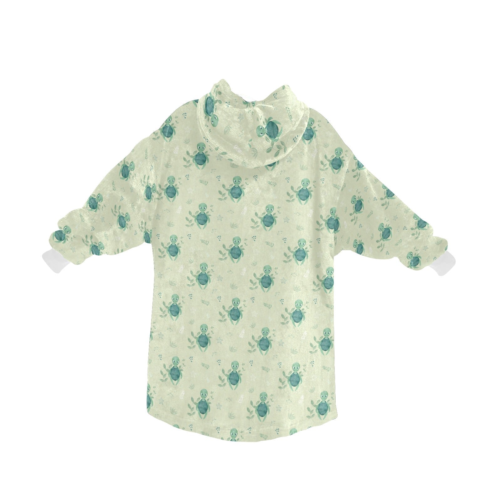 Turtle Recall - Hooded Blanket - Green Cheeks - Blanket