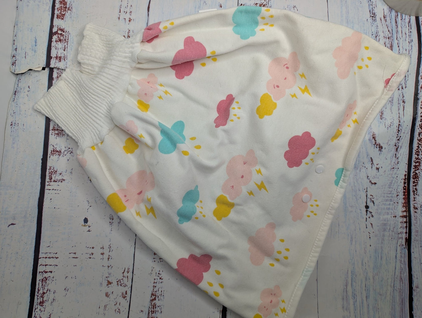 Wraps & Covers - Pre - Loved or Sample Sale - Green Cheeks - cloth nappy