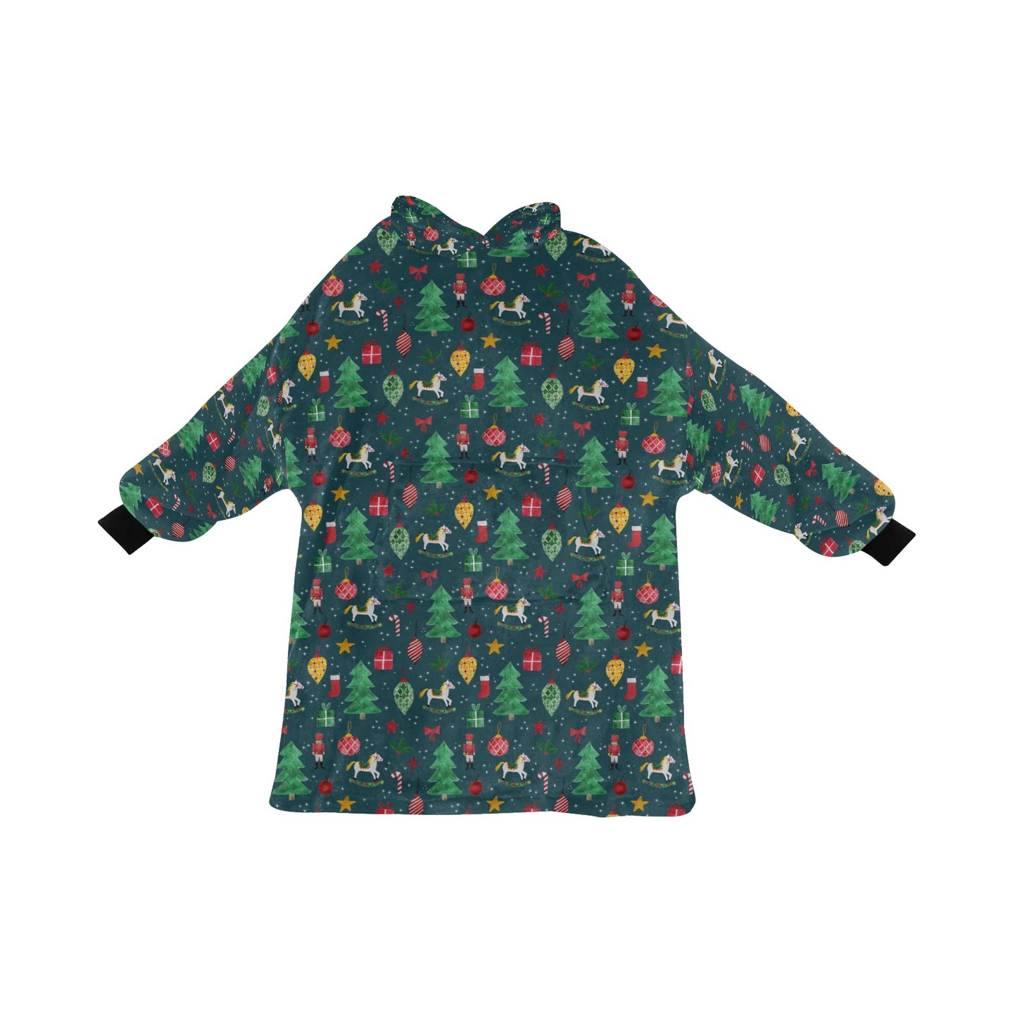 Christmas OOdie Hooded Cosy Blanket And So This is Christmas Hooded Blanket