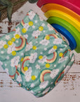 Green Cheeks Cloth Hemp Reusable Nappy