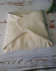 Tri - Fold/ Pre - Fold 8 Layer Hemp Cloth Nappy Inserts - Green Cheeks - cloth nappy