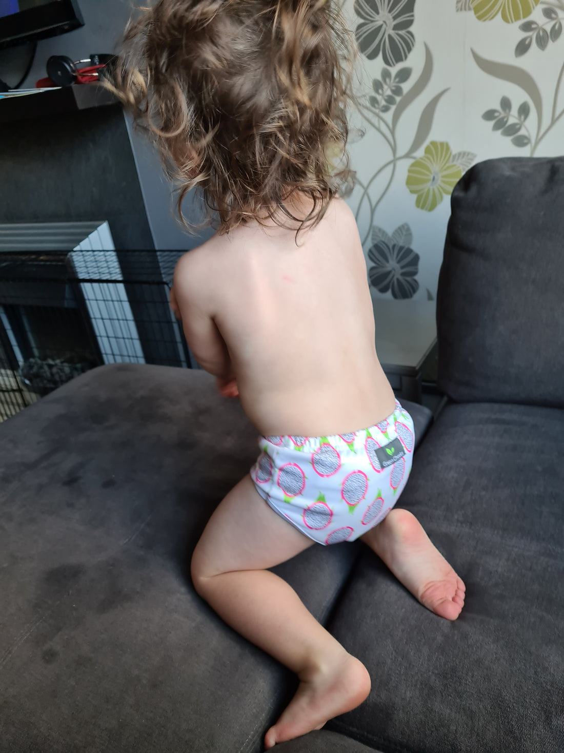 How to fit a pocket nappy video - featuring my 2 year old - Harrison