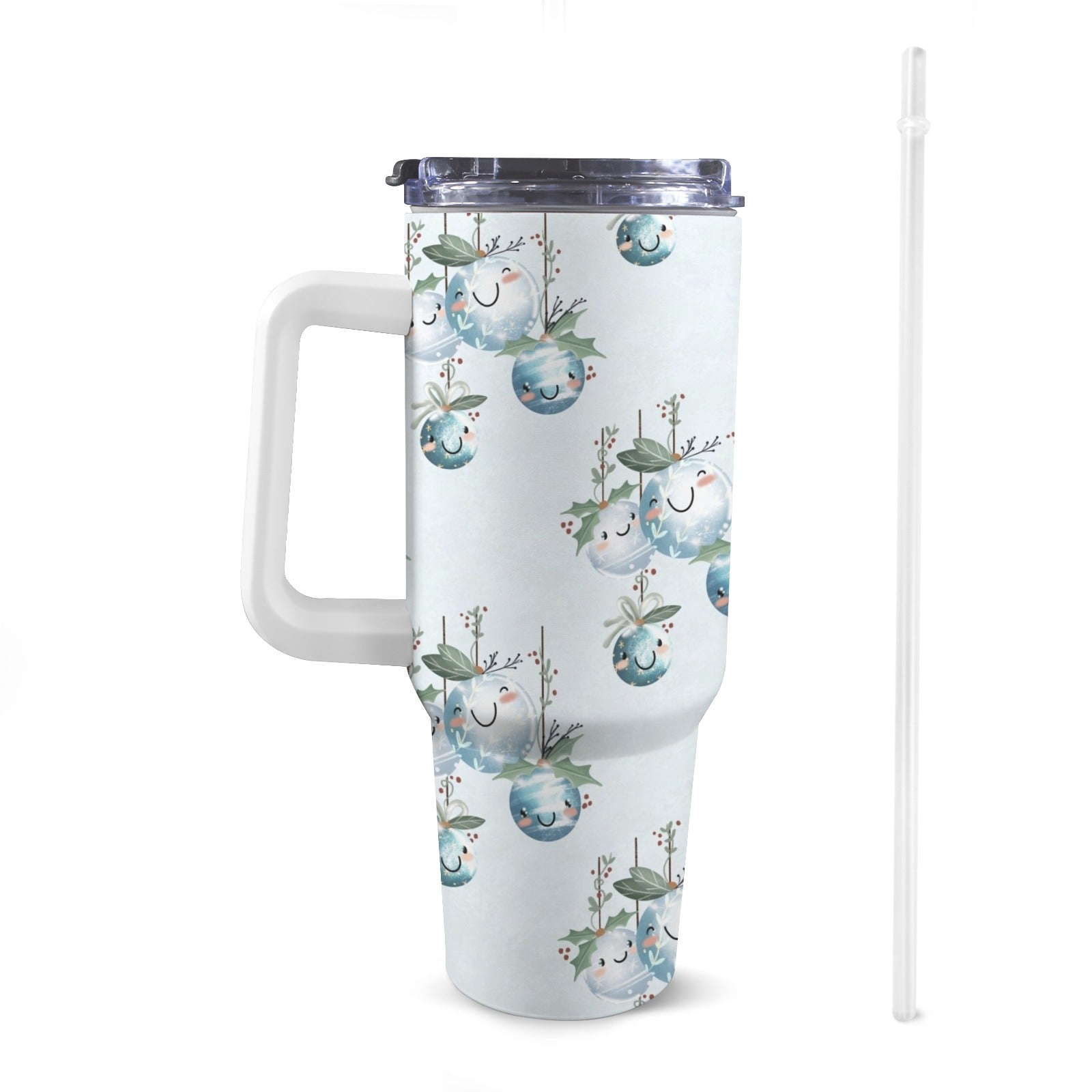 1.2 litre Stainless Steel Travel Coffee Cup Tumbler – Christmas Edition - Green Cheeks - Travel Mug