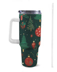 1.2 litre Stainless Steel Travel Coffee Cup Tumbler – Christmas Edition - Green Cheeks - Travel Mug