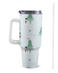1.2 litre Stainless Steel Travel Coffee Cup Tumbler – Christmas Edition - Green Cheeks - Travel Mug
