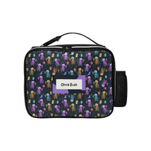 Load image into Gallery viewer, Personalised Insulated Lunch Bag with Child&#39;s Name - Squids Underwater
