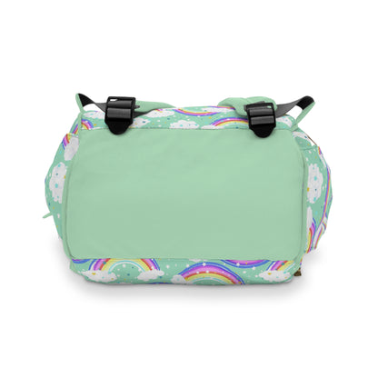 Green Rainbow Baby Changing Bag