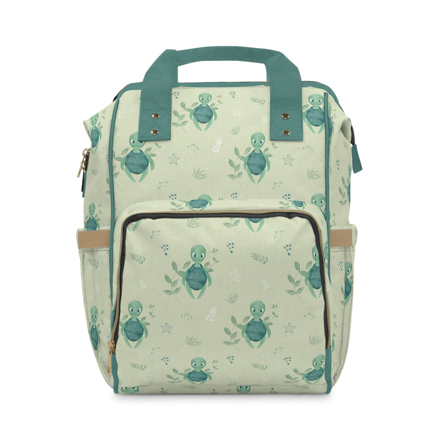 Turtle Light Green Baby Changing Backpack Bag