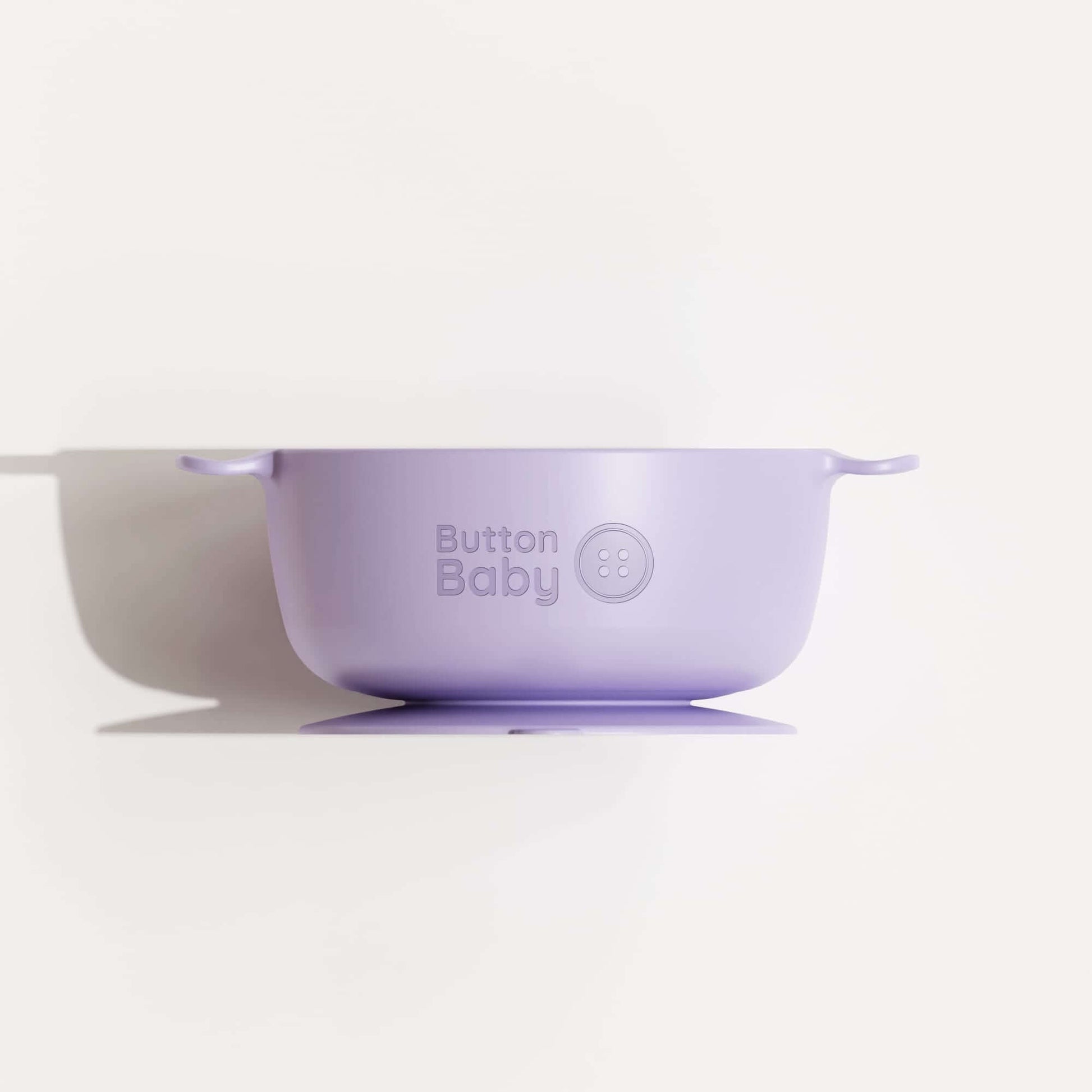 7 - Piece Silicone Baby Weaning Set – BPA - Free | Bowl, Plate, Cup, Cutlery & Bib - Lilac - Green Cheeks - 