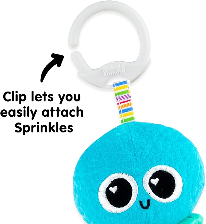 Lamaze - Mini Clip & Go Sprinkles The Jellyfish - Sensory Baby Toy