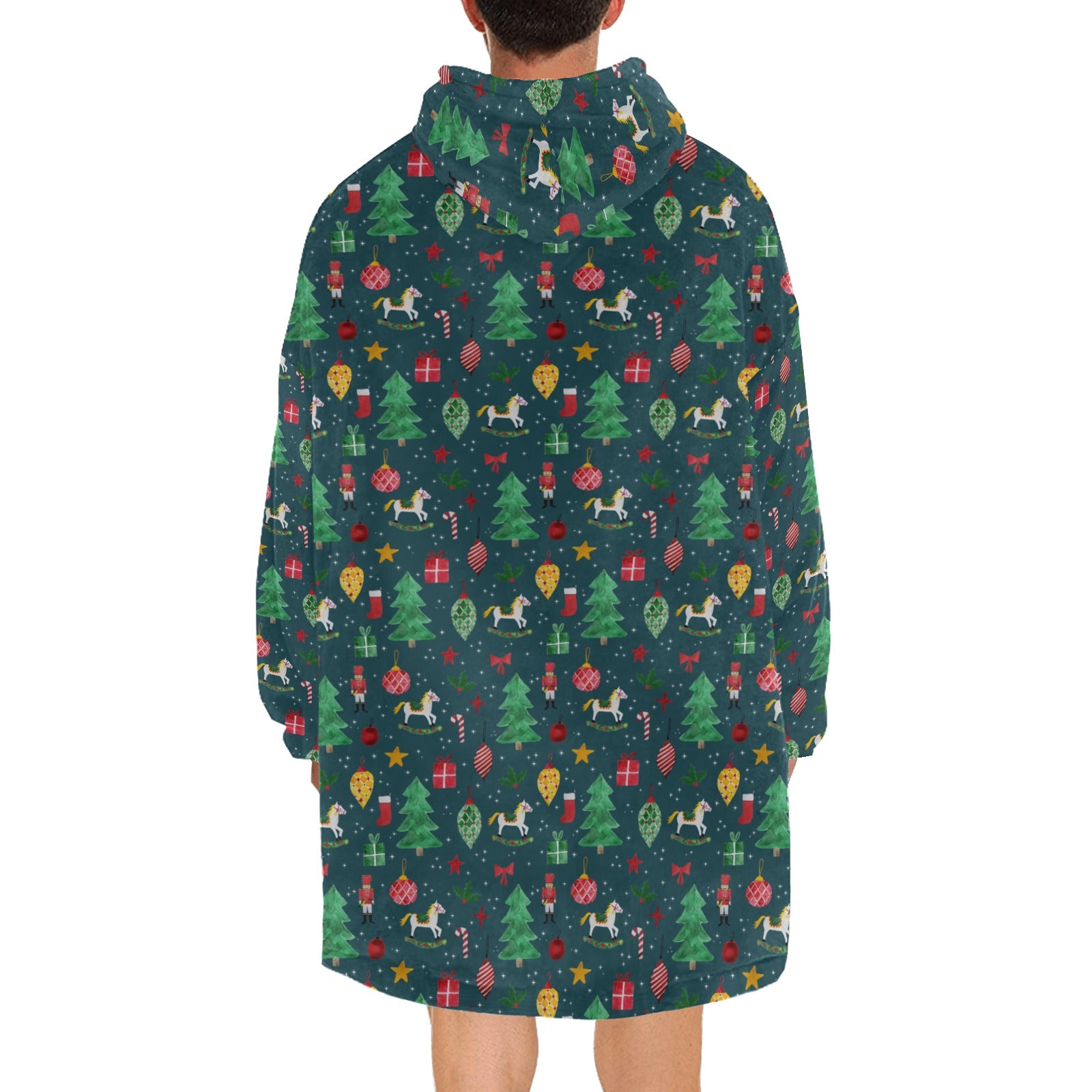 And So This is Christmas Hooded Blanket