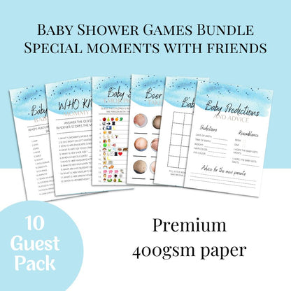 Baby Shower Game Pack Bundle 