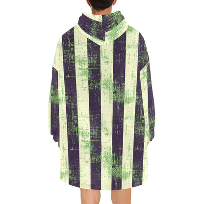 Hooded Blanket looking like Beetlejuice dirty suit