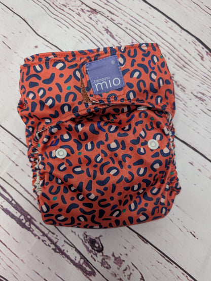 Pre-Loved Bambino Mio Cloth Nappies Cheetah Print