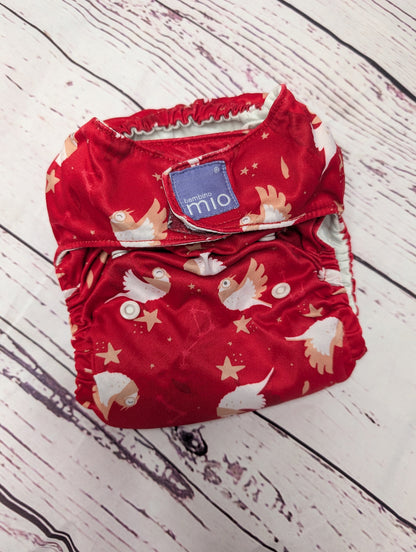Pre-Loved Bambino Mio Cloth Nappies Red Owl