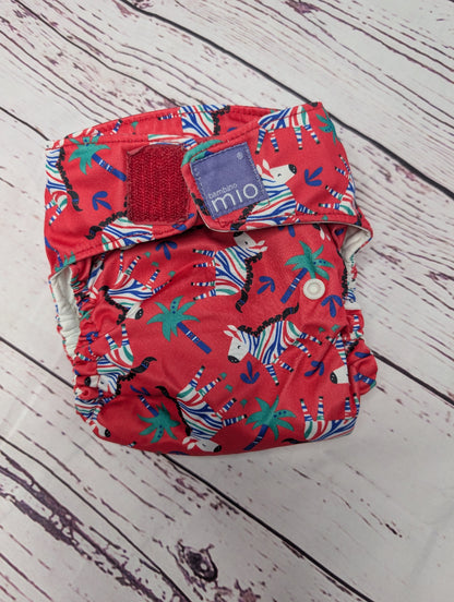 Pre-Loved Bambino Mio Cloth Nappies Zebra