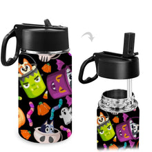 Load image into Gallery viewer, Kids Stainless Steel Water Bottle with Straw 350ml

