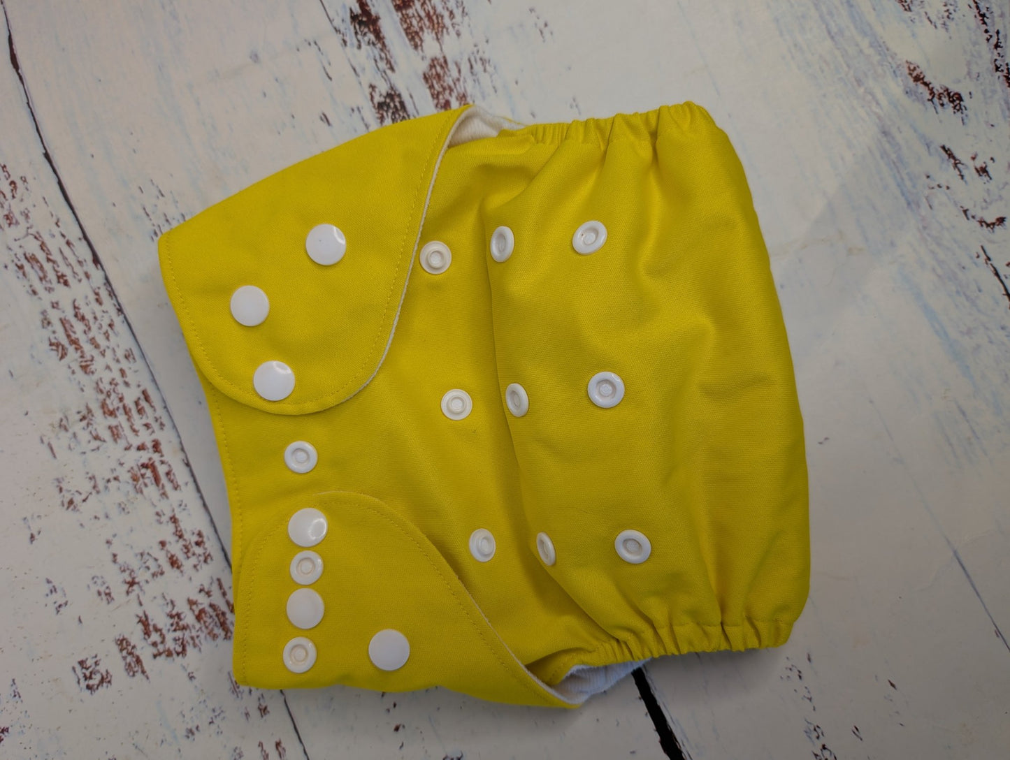 Bright Yellow Plain Cloth Nappy