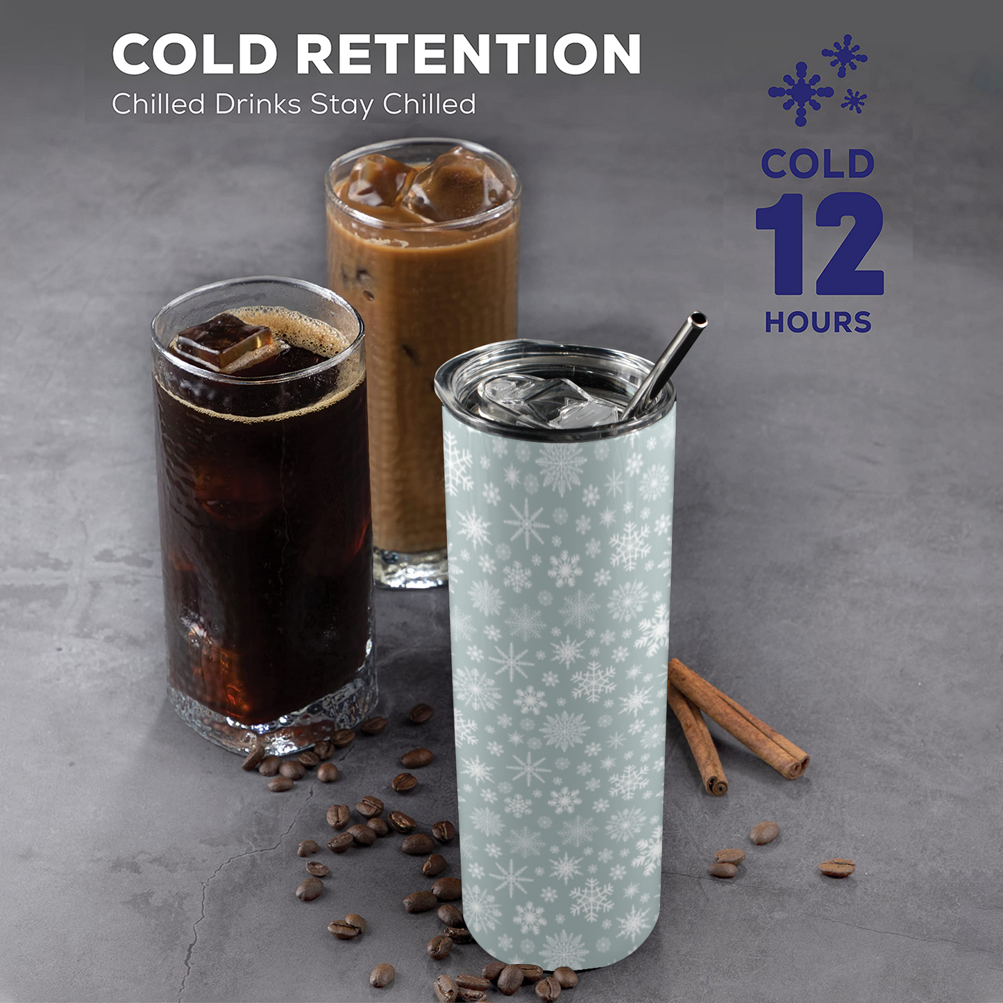 Cold Drinks Stay Cold In Our Icey Pint Tumbler