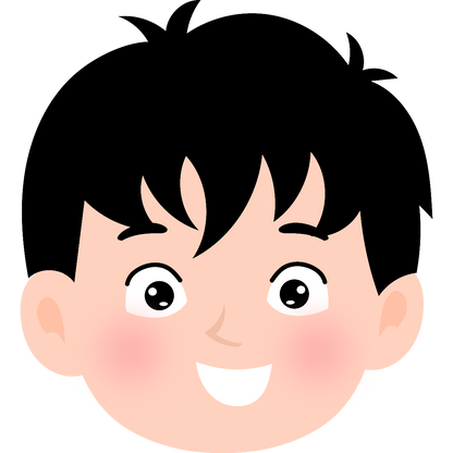 Black Hair, Black Eyes Customised Baby Teeth Keepsake Box