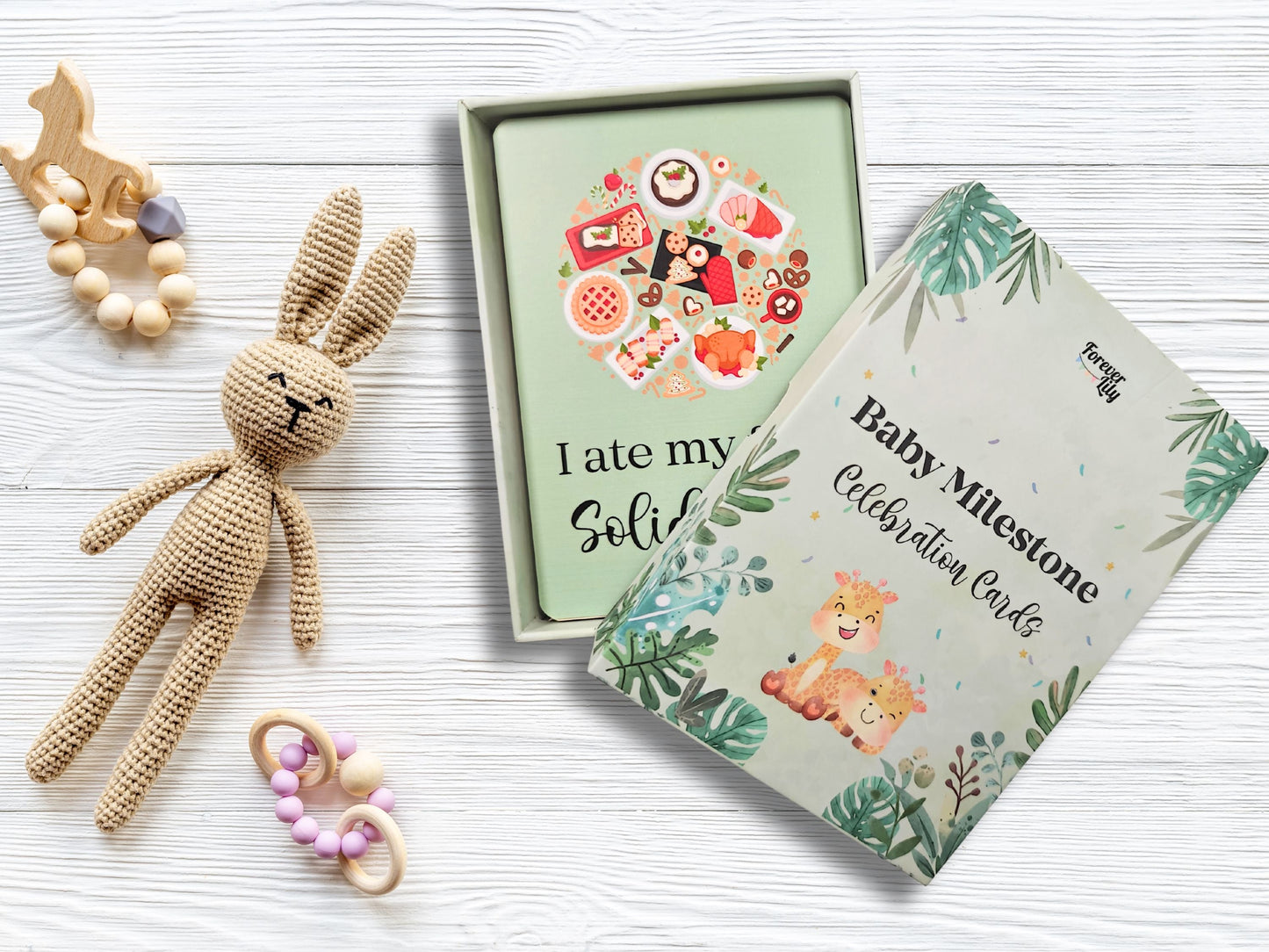 Flat Lay Baby Photograph Card Set