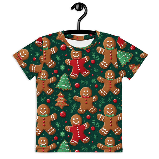 Product mockup festive christmas cookies t-shirt