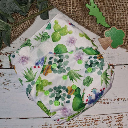 Green Cheeks Cloth Hemp Reusable Nappy