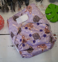 Load image into Gallery viewer, Green Cheeks Cloth Nappy Animals

