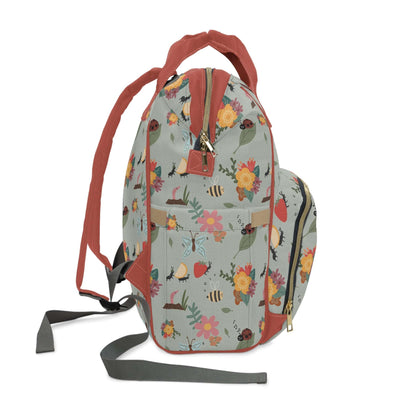 Creepy Crawly Insects Baby Change Bag Backpack